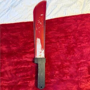 Fake Machete with Fake Blood